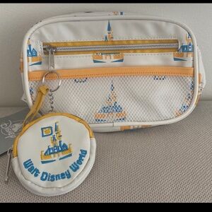 DISNEY PARKS Vault Collection 50th Anniversary Castle Belt Bag Fanny Pack NEW